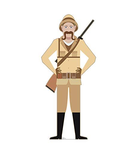 Advanced Graphics Safari Hunter Life Size Cardboard Cutout Standup - AT TEN Distribution