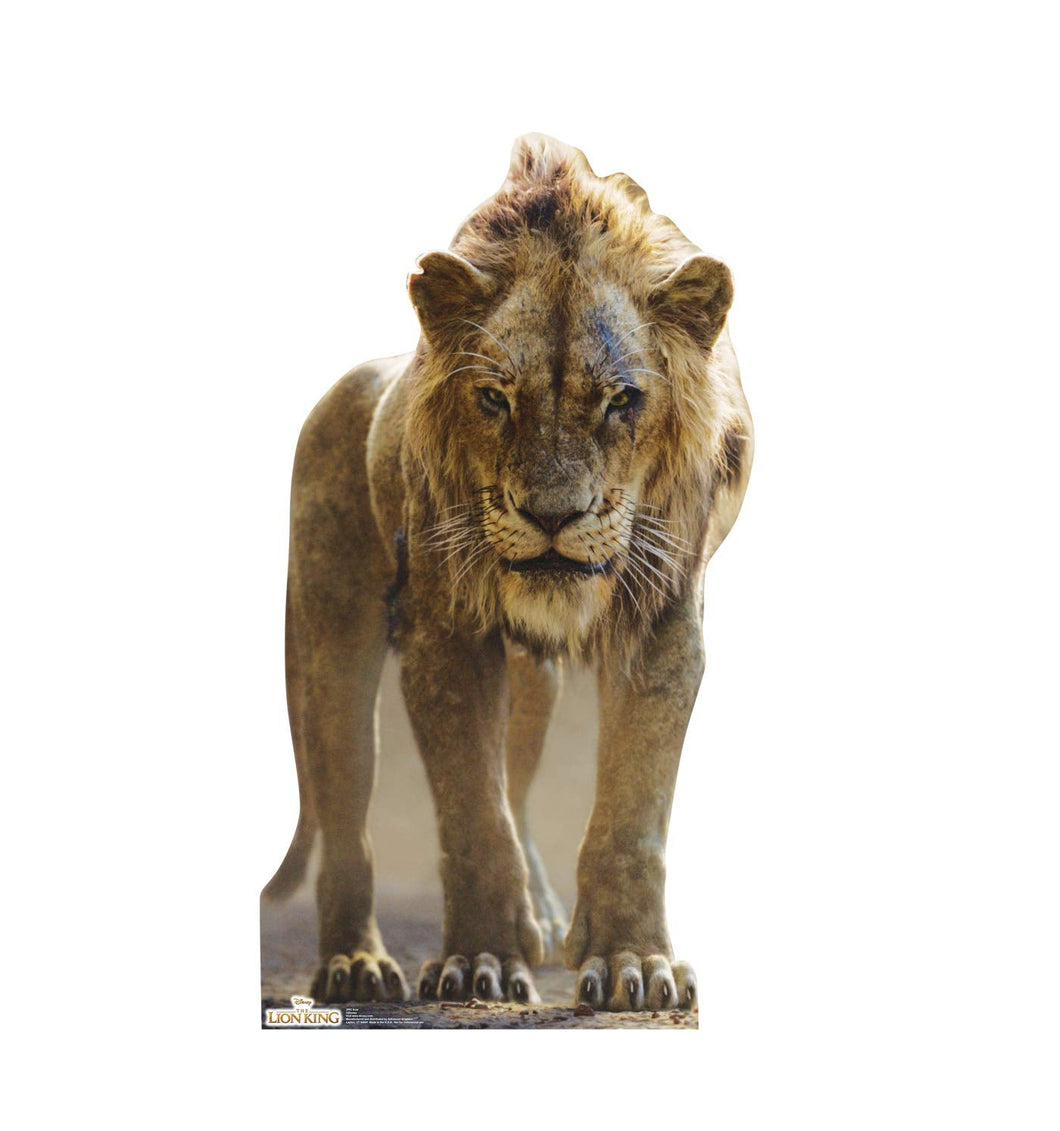 Advanced Graphics Scar Life Size Cardboard Cutout Standup - Disney's The Lion King (2019 Film) - AT TEN Distribution