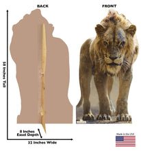 Load image into Gallery viewer, Advanced Graphics Scar Life Size Cardboard Cutout Standup - Disney&#39;s The Lion King (2019 Film) - AT TEN Distribution
