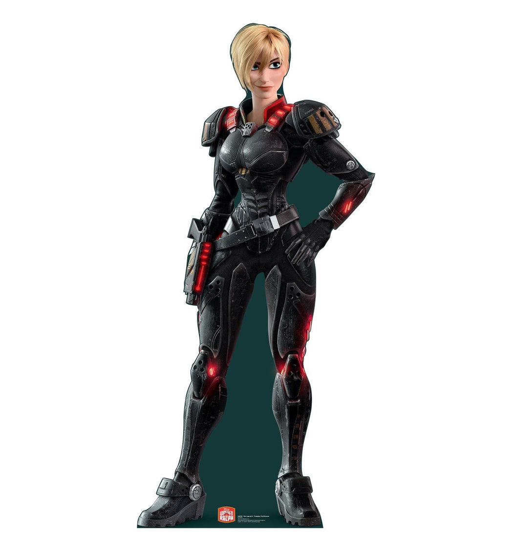 Advanced Graphics Sergeant Tammy Calhoun Life Size Cardboard Cutout Standup - Disney's Wreck - It Ralph - AT TEN Distribution