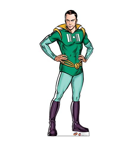 Advanced Graphics Sheldon Super Hero Life Size Cardboard Cutout Standup - The Big Bang Theory - AT TEN Distribution