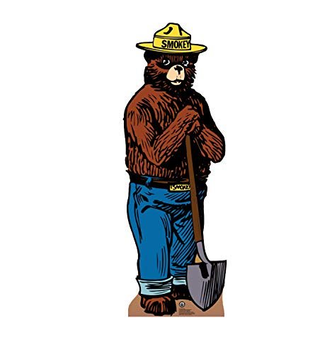 Advanced Graphics Smokey Bear Life Size Cardboard Cutout Standup - US Forest Service - AT TEN Distribution