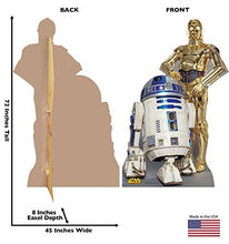 Load image into Gallery viewer, Advanced Graphics Star Wars - R2 - D2 and C - 3P0 Life - Size Cardboard Stand - Up - AT TEN Distribution
