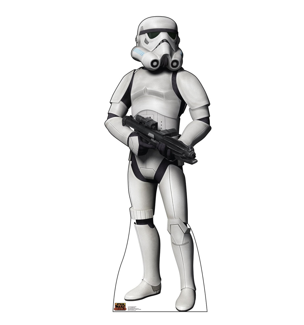 Advanced Graphics Storm Trooper Life Size Cardboard Cutout Standup - Disney's Star Wars Rebels - AT TEN Distribution