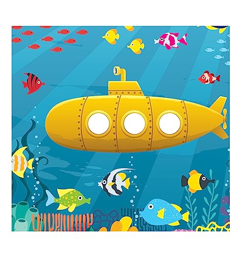 Advanced Graphics Submarine Backdrop Stand - in Life Size Cardboard Cutout Standup - AT TEN Distribution