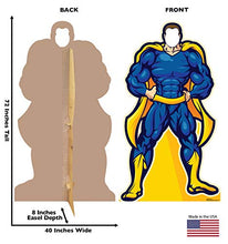 Load image into Gallery viewer, Advanced Graphics Super Hero in Blue Stand - in Life Size Cardboard Cutout Standup - AT TEN Distribution
