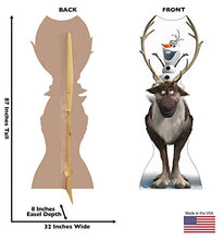 Load image into Gallery viewer, Advanced Graphics Sven &amp; Olaf Life Size Cardboard Cutout Standup - Disney's Frozen (2013 Film) - AT TEN Distribution
