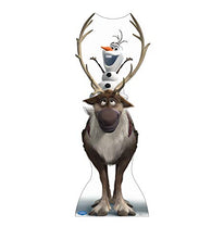 Load image into Gallery viewer, Advanced Graphics Sven &amp; Olaf Life Size Cardboard Cutout Standup - Disney's Frozen (2013 Film) - AT TEN Distribution
