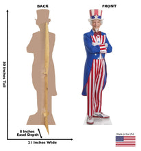 Load image into Gallery viewer, Advanced Graphics Uncle Sam Life Size Cardboard Cutout Standup - AT TEN Distribution
