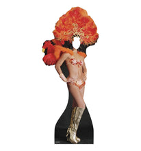 Load image into Gallery viewer, Advanced Graphics Vegas Show Girl Stand - in Life Size Cardboard Cutout Standup - Vegas Party Theme - AT TEN Distribution
