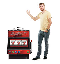 Load image into Gallery viewer, Advanced Graphics Vegas Slot Machine Life Size Cardboard Cutout Standup - Vegas Party Theme - AT TEN Distribution

