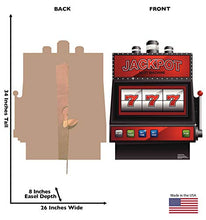 Load image into Gallery viewer, Advanced Graphics Vegas Slot Machine Life Size Cardboard Cutout Standup - Vegas Party Theme - AT TEN Distribution

