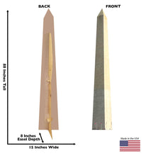 Load image into Gallery viewer, Advanced Graphics Washington Monument Life Size Cardboard Cutout Standup - AT TEN Distribution
