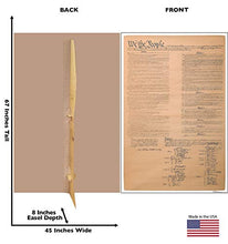 Load image into Gallery viewer, Advanced Graphics We The People Life Size Cardboard Cutout Standup - Constitution for The United States - AT TEN Distribution
