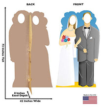 Load image into Gallery viewer, Advanced Graphics Wedding Couple Stand - in Life - Size Cardboard Stand - Up - AT TEN Distribution
