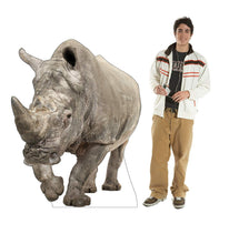 Load image into Gallery viewer, Advanced Graphics White Rhinoceros Life Size Cardboard Cutout Standup - AT TEN Distribution
