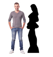 Load image into Gallery viewer, Advanced Graphics Woman Side Profile Silhouette Life Size Cardboard Cutout Standup - AT TEN Distribution
