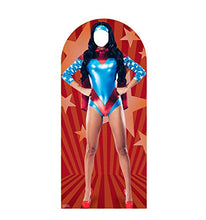 Load image into Gallery viewer, Advanced Graphics Woman Super Hero Stand - in Life Size Cardboard Cutout Standup - AT TEN Distribution
