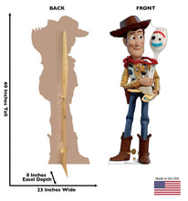 Load image into Gallery viewer, Advanced Graphics Woody &amp; Forky Life Size Cardboard Cutout Standup - Disney Pixar Toy Story 4 (2019 Film) - AT TEN Distribution
