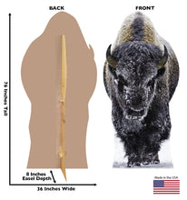 Load image into Gallery viewer, Advanced Graphics Yellowstone Bison Life Size Cardboard Cutout Standup - Made in USA - AT TEN Distribution
