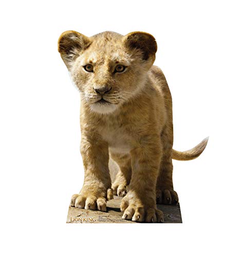 Advanced Graphics Young Simba Life Size Cardboard Cutout Standup - Disney's The Lion King (2019 Film) - AT TEN Distribution