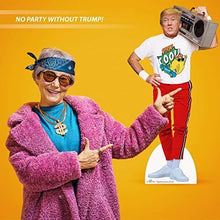 Load image into Gallery viewer, Donald Trump Boom Box Cardboard Cutout Standup Trump Party Decorations 6 - Feet Life Size Standee Solid Cardboard Print 75x30 inches - AT TEN Distribution
