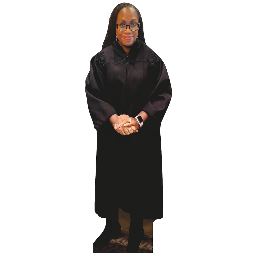 H10198 Ketanji Brown Jackson Supreme Court Judge Cardboard Cutout Standee Standup - AT TEN Distribution