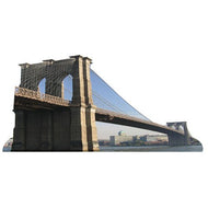 H13004 Brooklyn Bridge Cardboard Cutout Standup - AT TEN Distribution