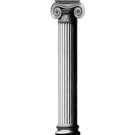 H13134 90in Column Greek Roman Pillar Prop Decoration Cardboard Cutout - AT TEN Distribution