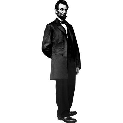 H25016 Abraham Lincoln Cardboard Cutout Standup - AT TEN Distribution