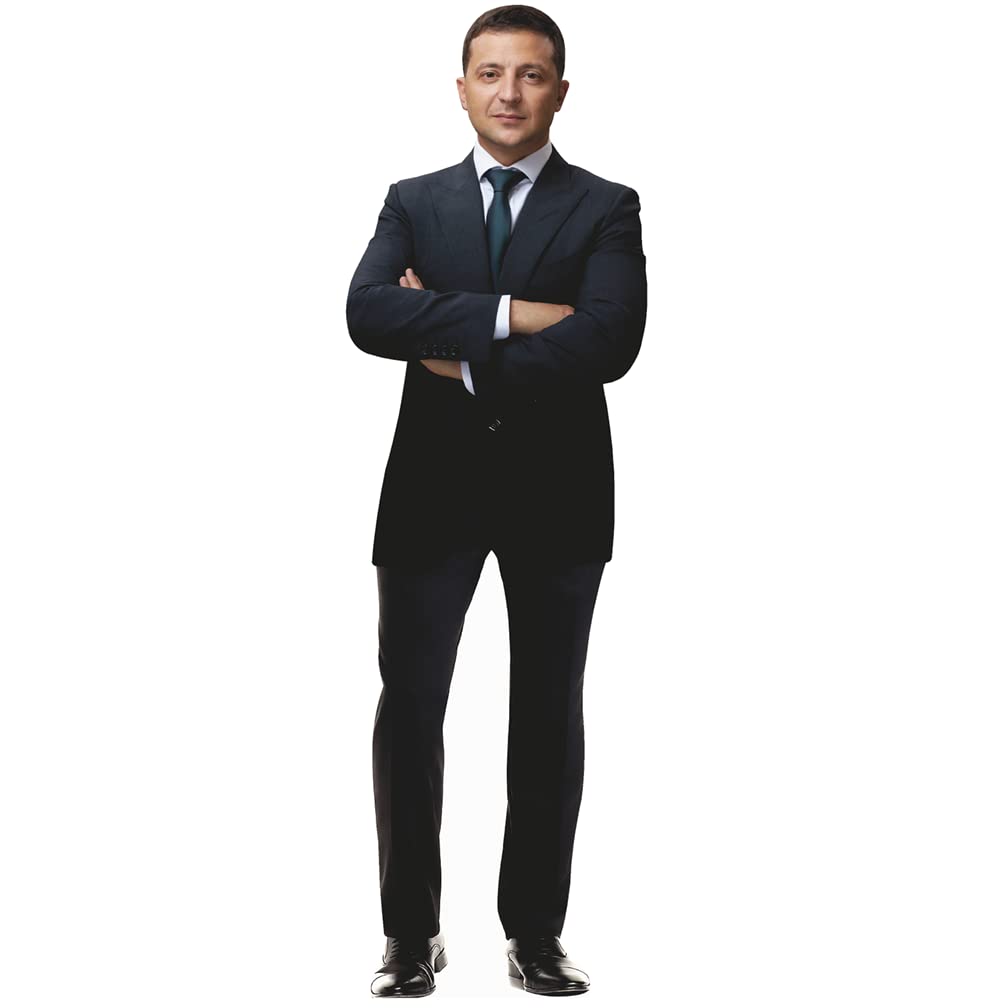 H38131 Volodymyr Zelensky Ukrainian President Cardboard Cutout Standee Standup - AT TEN Distribution