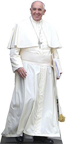 H48061 Pope Francis Standing Cardboard Cutout - AT TEN Distribution
