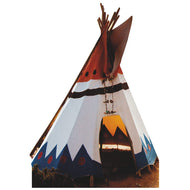 H49893 Native American Indian Teepee Tipi Tepee Hut Cardboard Cutout Standee Standup - AT TEN Distribution