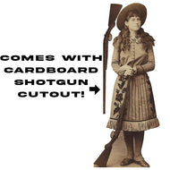 H49902 Annie Oakley Wild West with Shotgun Cardboard Cutout Standee Standup - AT TEN Distribution