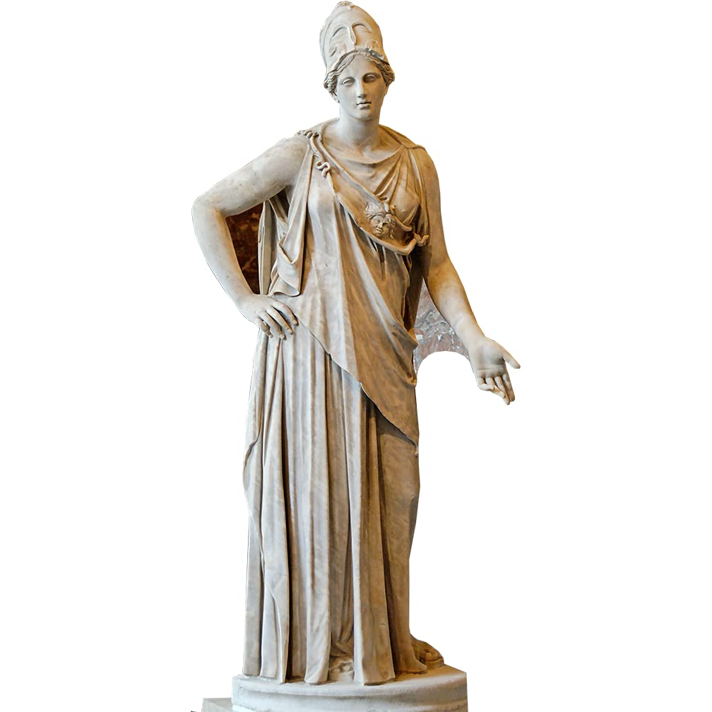H99997 Athena Pallas Ancient Greek Goddess Cardboard Cutout Back Drop Stand up - AT TEN Distribution