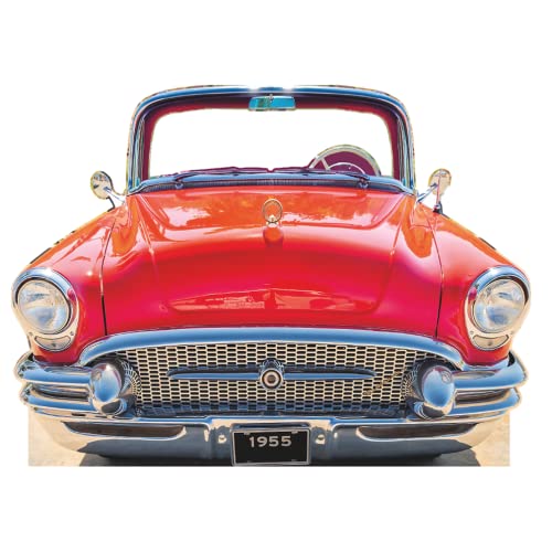 MSS11040 Classic Red Car 1955 8in Acrylic Standee - AT TEN Distribution