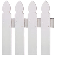 SP12145 White Picket Fence Large 45x46 inches Cardboard Cutout Standee Stand up - AT TEN Distribution