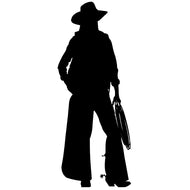 SP12462 Cowboy Silhouette Western Yellowstone 1883 Cardboard Cutout Standee Standup - AT TEN Distribution
