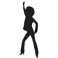 SP12518 Disco Dancer Male Silhouette Cardboard Cutout Standee Standup - AT TEN Distribution
