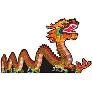 SP12531 Chinese New Year Night Dragon Cardboard Cutout Standee Standup - AT TEN Distribution