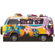 SP12678 Hippie Van Groovy Car 60s Woodstock Cardboard Cutout Standee Standup - AT TEN Distribution