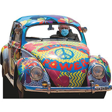 Load image into Gallery viewer, SP12679 Hippie Bug Groovy Car Stand in 60s Flower Power Woodstock Cardboard Cutout Standee Standup - AT TEN Distribution
