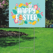 Load image into Gallery viewer, YS3058 Happy Easter Plastic Outdoor Yard Sign Decoration Cutout - AT TEN Distribution
